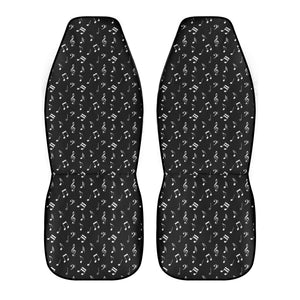 Music Notes Car Seat Covers (2 Pcs)