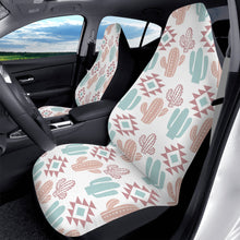 Load image into Gallery viewer, Pastel Cactus Car Seat Covers White
