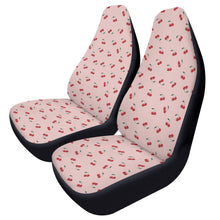 Load image into Gallery viewer, Pink With Red Cherries Car Seat Covers (2 Pcs)
