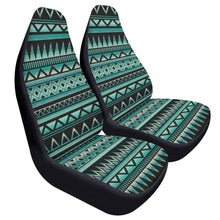 Load image into Gallery viewer, Teal Ethnic Abstract Front Car Seat Covers
