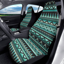 Load image into Gallery viewer, Teal Ethnic Abstract Front Car Seat Covers
