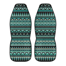 Load image into Gallery viewer, Teal Ethnic Abstract Front Car Seat Covers
