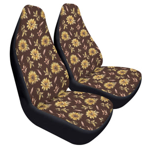 Rustic Sunflower Car Seat Covers (2 Pcs)