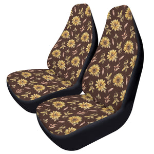 Rustic Sunflower Car Seat Covers (2 Pcs)