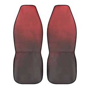 Red Ombre Front Car Seat Covers