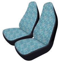 Load image into Gallery viewer, Blue Paisley Front Car Seat Covers
