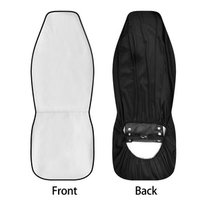 Black White Polkadot Car Seat Covers (2 Pcs)