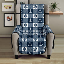 Load image into Gallery viewer, Navy Nautical Furniture Slipcovers (Best)
