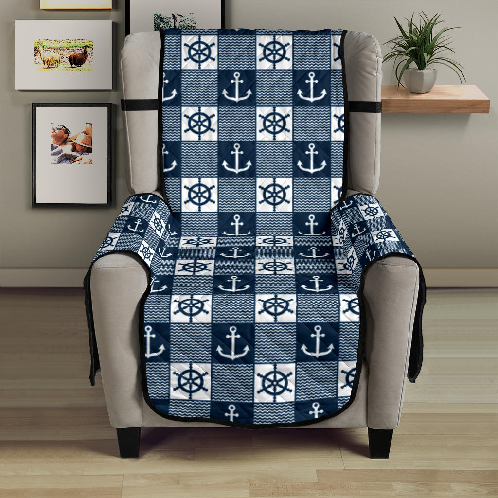 Navy Nautical Furniture Slipcovers (Best)