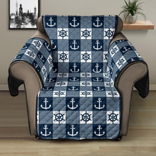 Load image into Gallery viewer, Navy Nautical Furniture Slipcovers (Best)
