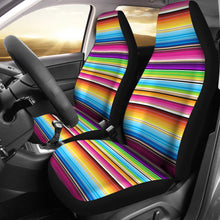 Load image into Gallery viewer, Serape Style Bright Printed Pattern Car Seat Covers Set

