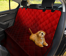 Load image into Gallery viewer, Red and Black Ombre Pet Seat Cover Option 2
