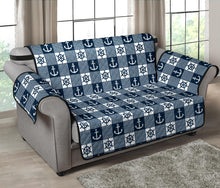 Load image into Gallery viewer, Navy Nautical Furniture Slipcovers (Best)
