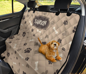 Samson Pet Seat Cover Dog Hammock Tan