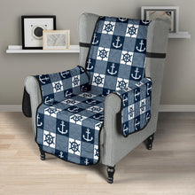 Load image into Gallery viewer, Navy Nautical Furniture Slipcovers (Best)
