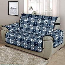 Load image into Gallery viewer, Navy Nautical Furniture Slipcovers (Best)
