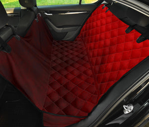 Red and Black Ombre Pet Seat Cover Option 2