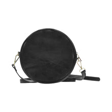 Load image into Gallery viewer, Decade Dames Black Round Purse Round Sling Bag
