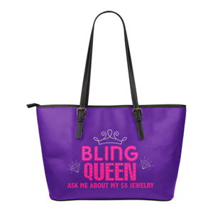 Bling Queen Pink and Purple Tote