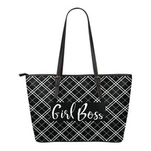 Load image into Gallery viewer, Girl Boss Plaid Tote Bags
