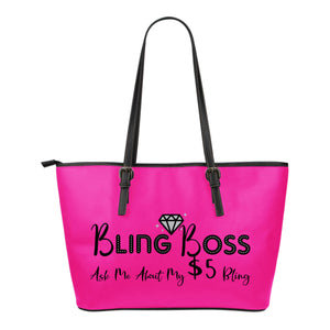 Bling Boss Pink Tote Bag