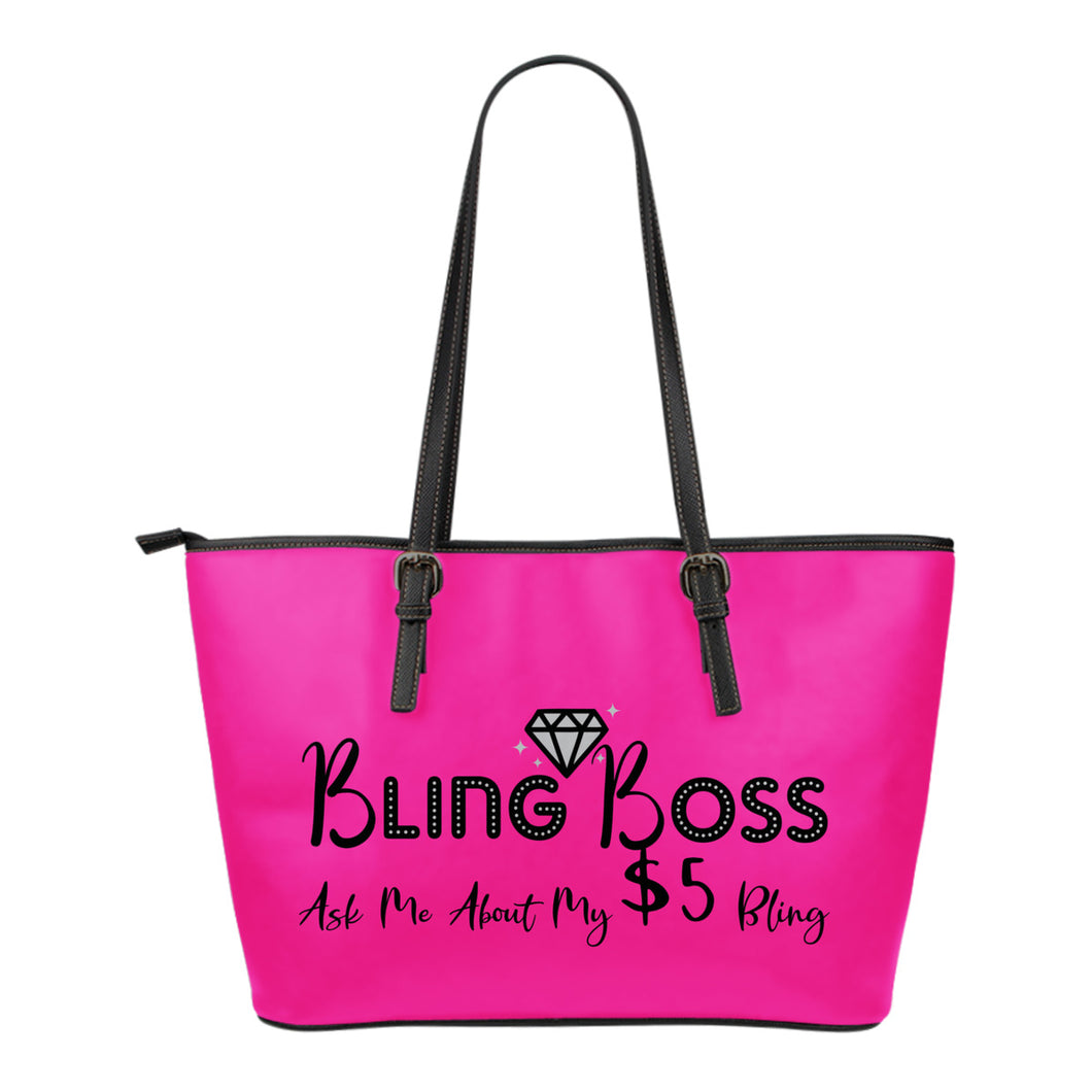 Bling Boss Pink Tote Bag