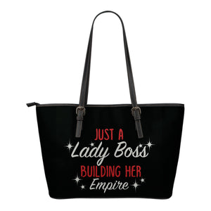 Lady Boss Tote Bag Pink Red or Teal Design