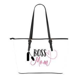 Boss Mom White Tote Bag Mascara