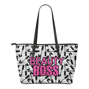 Beauty Boss Mascara Tote Bag Black and Grey