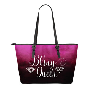 Bling Queen Pink Ombre Tote Bag