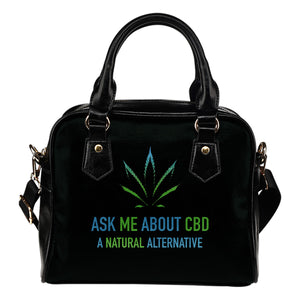 Ask Me About CBD A Natural Alternative Purse