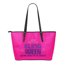 Load image into Gallery viewer, Bling Queen Pink and Purple Tote
