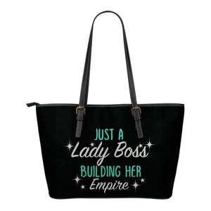 Lady Boss Tote Bag Pink Red or Teal Design