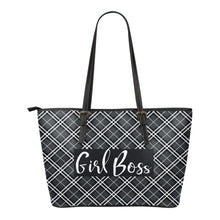 Load image into Gallery viewer, Girl Boss Plaid Tote Bags
