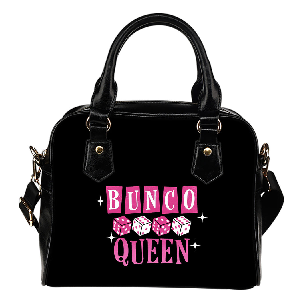 Bunco Queen Handbag Purse Black