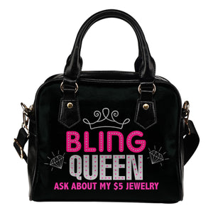 Ask About My $5 Jewelry Bling Queen Purse Handbag Bling Bag