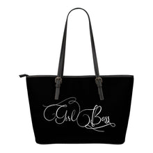 Load image into Gallery viewer, Girl Boss Tote Bag White Letters
