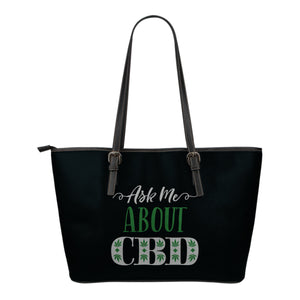 Ask Me About CBD Tote Bag CBD Distributors and Affiliates