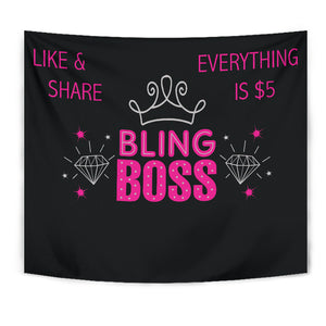 Bling Boss Live Video Backdrop Banner