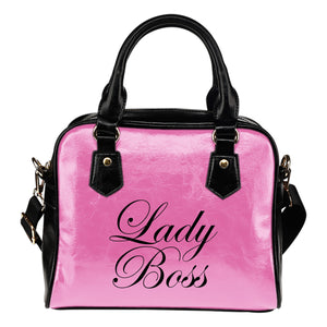 Lady Boss Handbag Shoulder Bag Purse Pink