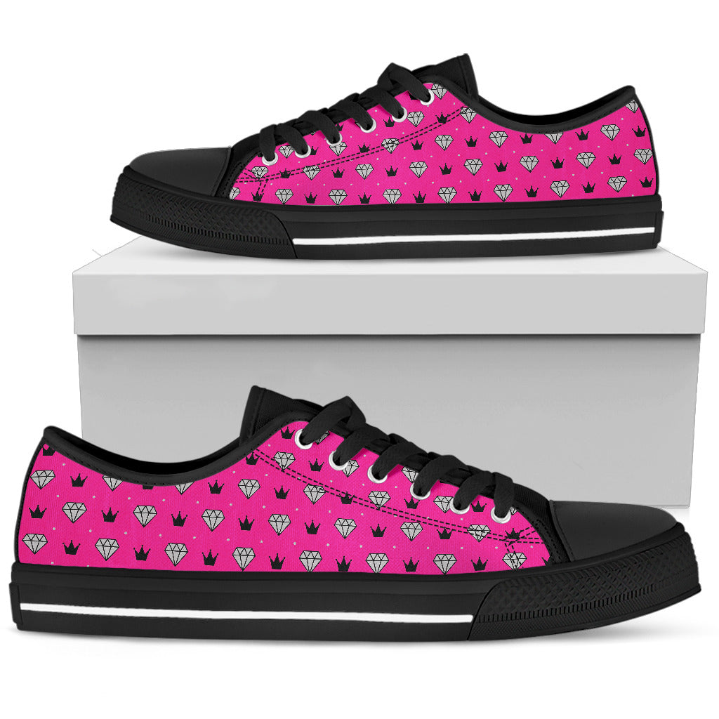 Bling Pattern Pink Women's Shoes