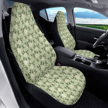 Load image into Gallery viewer, Mint With Jasmine Flower Pattern Car Seat Covers (2 Pcs) POP
