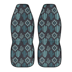 Teal Cactus Car Seat Covers (2 Pcs) POP