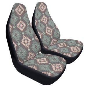 Pastel Brown Ethnic Car Seat Covers (2 Pcs) POP