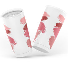 Load image into Gallery viewer, White With Lipstick Smudges and Smears Makeup Design Insulated Travel Coffee Mug Water Cup Stainless Steel
