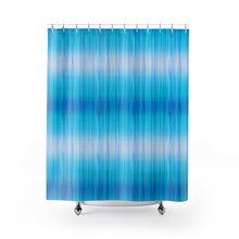 Load image into Gallery viewer, Blue Tie Dye Style Shower Curtain
