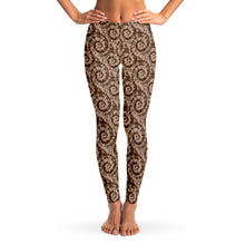 Load image into Gallery viewer, Brown Tie Dye Leggings XS - XL Squat Proof
