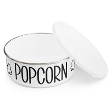 Load image into Gallery viewer, Enamel Popcorn Bowl With Lid
