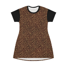 Load image into Gallery viewer, Leopard Print T-Shirt Dress
