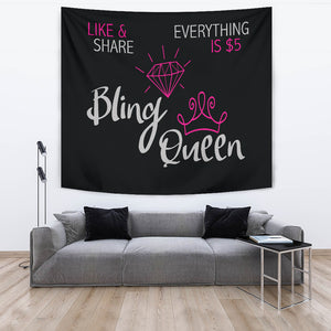 Bling Queen Live Video Backdrop Banner